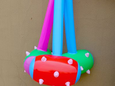 硅膠充氣玩具錘 硅膠充氣玩具錘